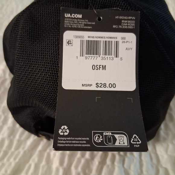 Under Armour Men's Camo hat adjustable - Picture 3 of 7